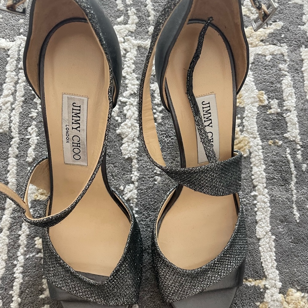 Jimmy Choo Grey Heels